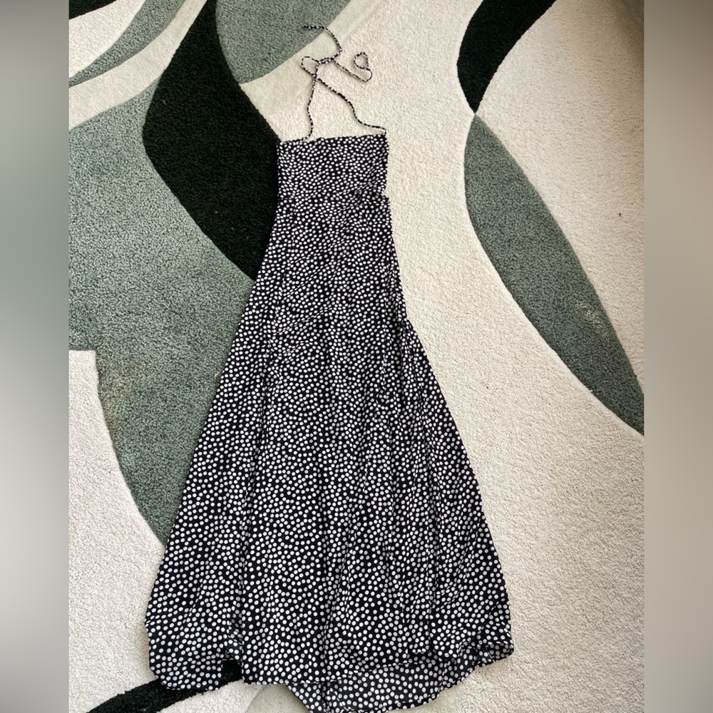 Resa maxi dress polka dot